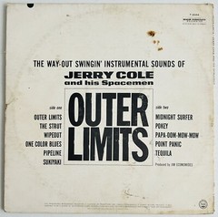 JERRY COLE – Outer Limits – T-2044 – Vinyl LP – Please See Description – Cleaned