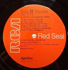 Liszt (LP) “Liszt’s Greatest Hits” (1973) RCA Red Seal (ARL1-0111) – (See Notes)