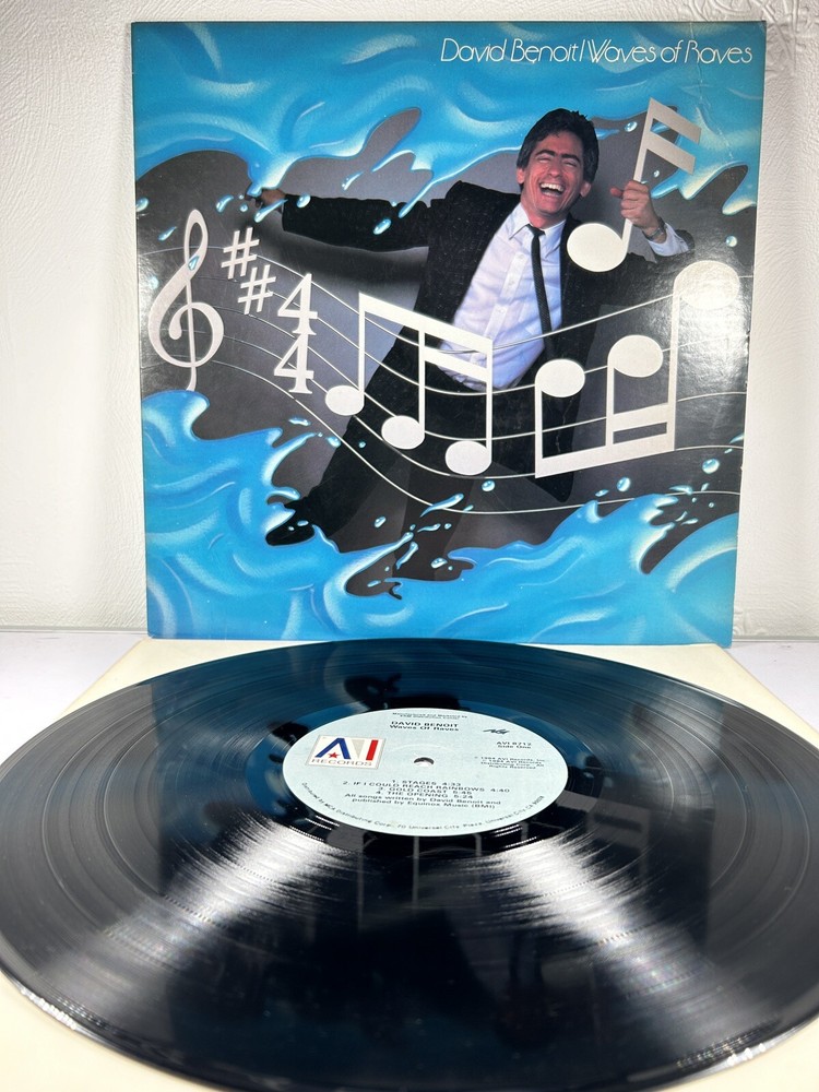 David Benoit “Waves Of Raves” – AVI8712 – Jazz Funk/Soul – 1984- 12″ Vinyl G/VG+