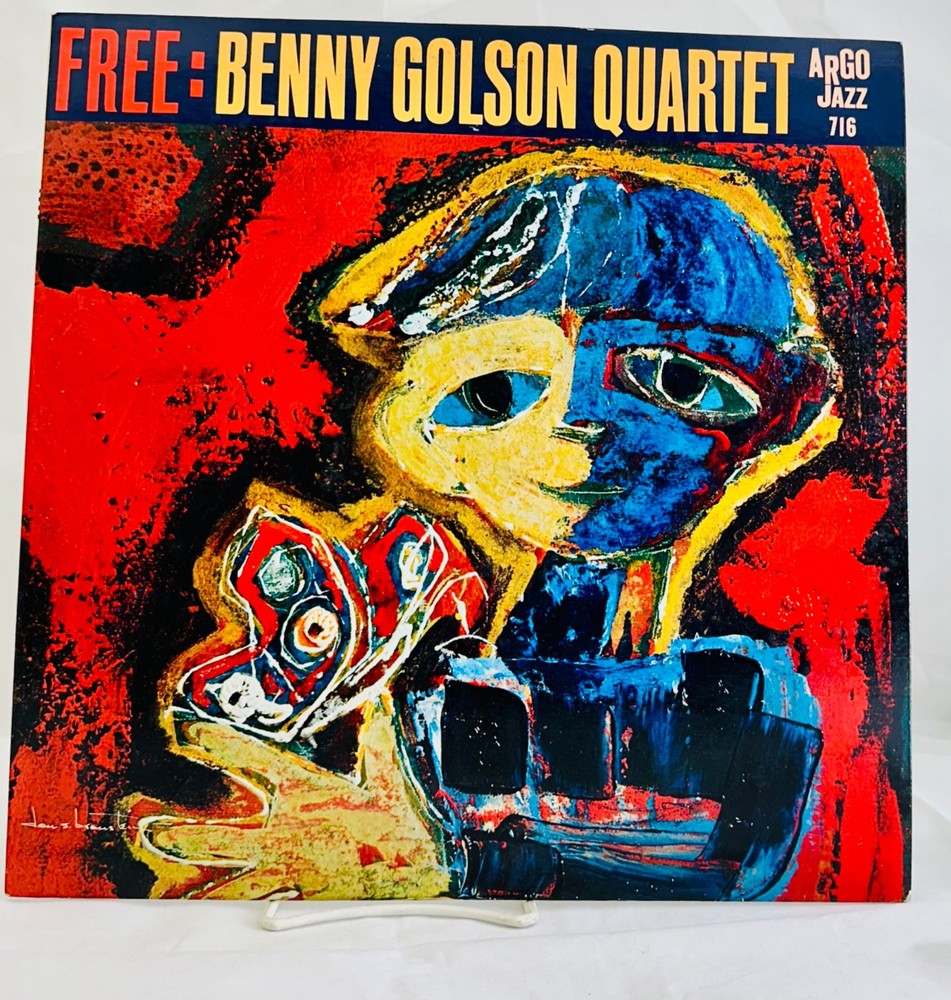 LP: Benny Golson Quartet – Free , Argo LP-716, Promo, Deep Groove, 1963, Har