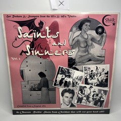 SAINTS AND SINNERS – Vol. 2 12” LP Spain 2009 Rockabilly Ex/vg
