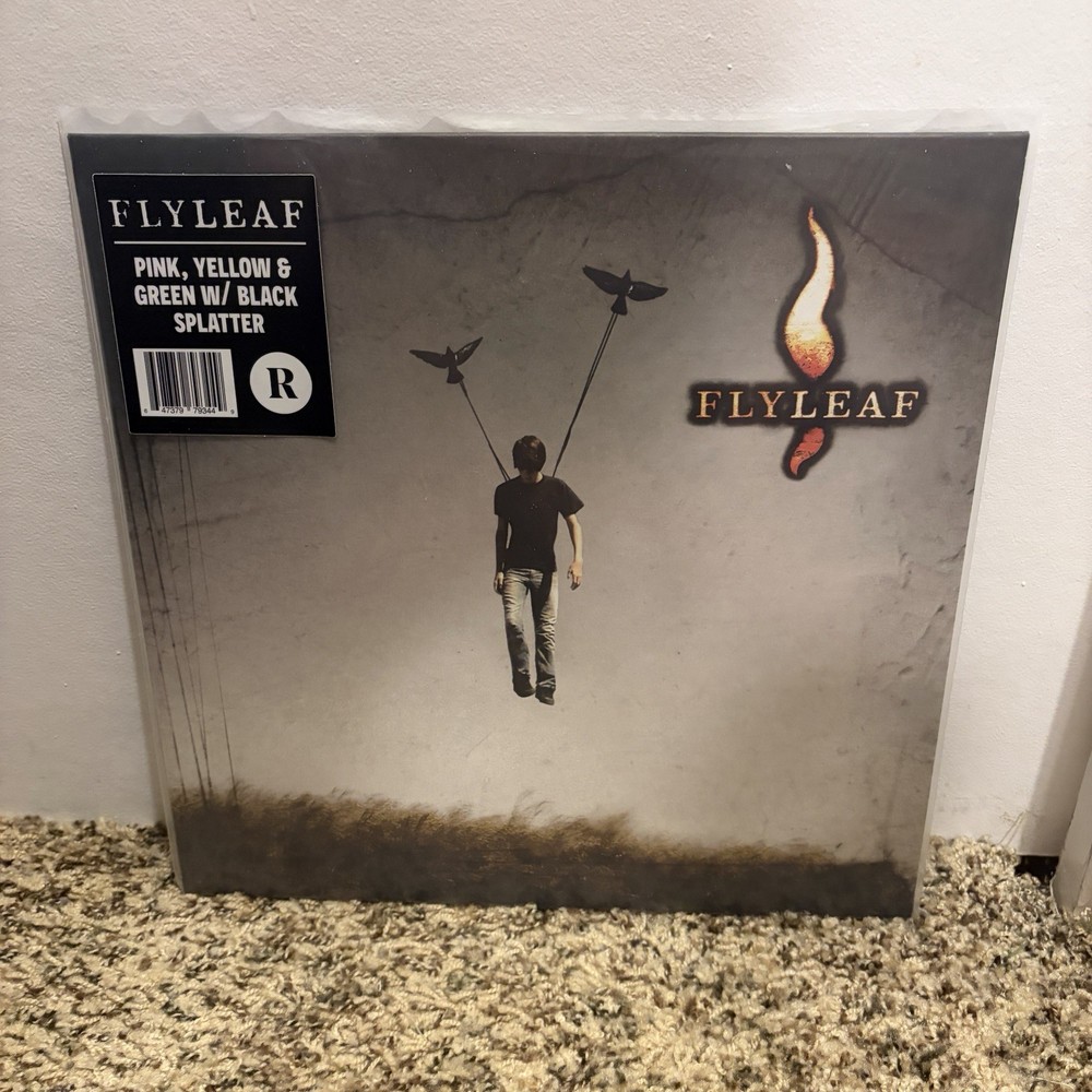 Flyleaf Flyleaf Pink Yellow Green w/ Black Splatter Vinyl