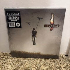 Flyleaf Flyleaf Pink Yellow Green w/ Black Splatter Vinyl