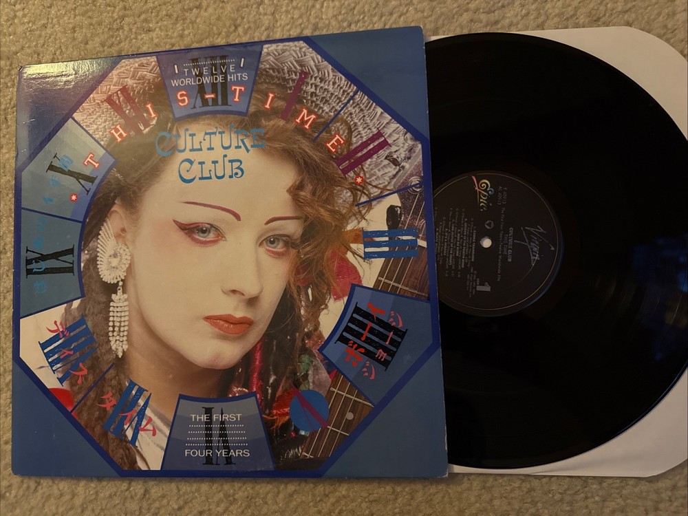 Culture Club This Time First Four Years Worldwide Hits LP Boy George Vinyl