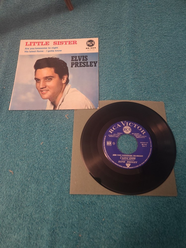 Elvis – Little Sister – RCA 86.304 ( ORIGINAL RCA VICTOR BLUE LABEL) – RELEASED