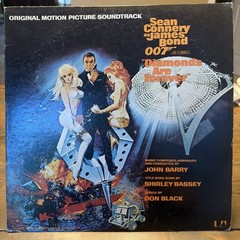 John Barry Shirley Bassey Diamonds Are Forever Soundtrack LP 33 RPM United Arti…