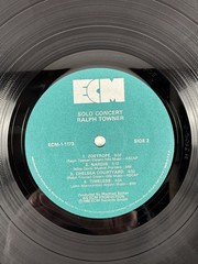 RALPH TOWNER – SOLO CONCERT 1980 ECM RECORDS LP CONTEMPORARY JAZZ