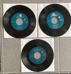 Lot of 3 David Seville & Chipmunks 45rpm records Witch Doctor-Chipmunk Song More