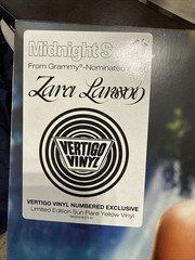 Zara Larsson Midnight Sun Vinyl LP Vertigo Limited Sun Flare Yellow 2351/3000