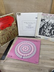 Lot of 4 J.S. BACH Vinyl Records Albums All VG++ Condition