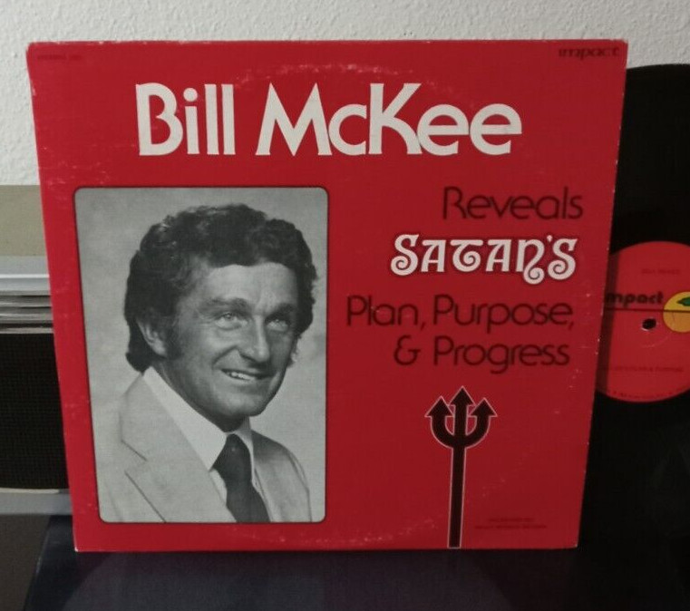 BILL McKEE – Reveals Satan’s Plan Purpose 2 LP SET STRANGE XIAN SERMON