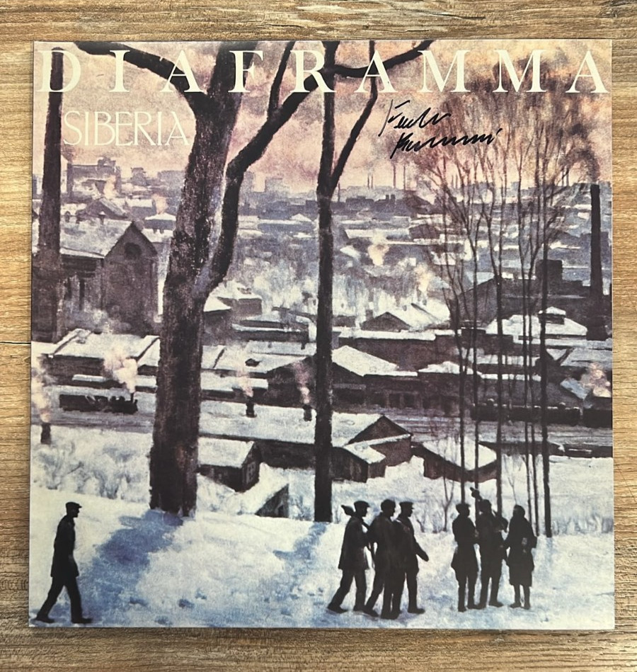 DIAFRAMMA Siberia LP Vinile + CD Ristampa Autografata Edizione Limitata Rara