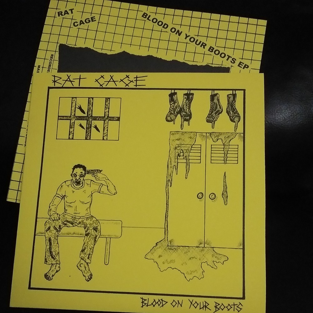 RAT CAGE .. BLOOD ON YOUR BOOTS EP 7” EXCELLENT CONDITION .
