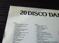 20 Disco Dancin’ Hits (Various) LP- Procol Harum, The Kinks, T-REX, Gary Glitter
