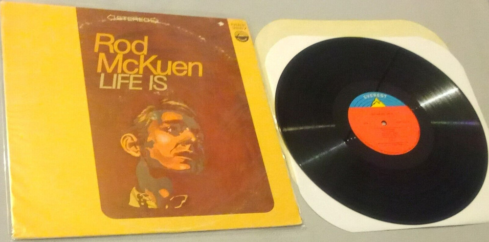 [1968] Rod McKuen – Life Is [EX+ 12″ vinyl record LP] Jazz, Spoken Word, Pop