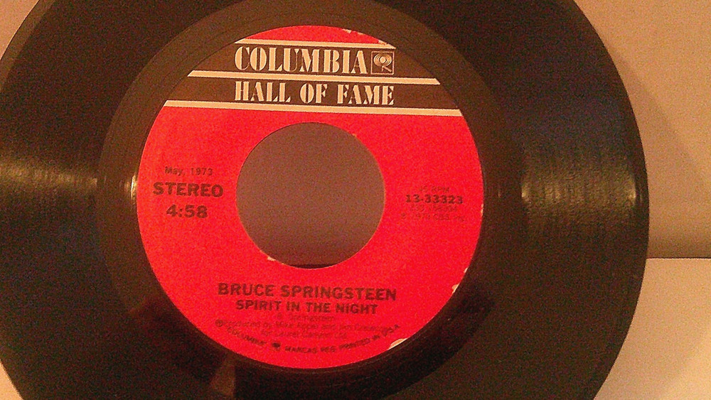 Bruce Springsteen,Col. “Spirit In The Night”US,7″45,Hall Of Fame,”Born To Run”,M