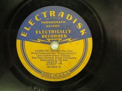 Park Central Hotel Orch. – ELECTRADISK 2007 – Learn to Croon – 78 RPM