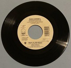 Tevin Campbell “ Back To The World / Instrumental “ 45 Vinyl Record