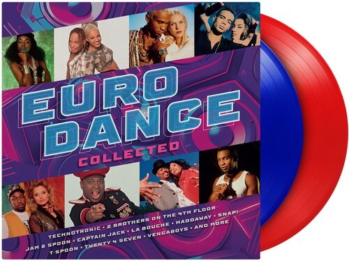 Various Artists – (PRESALE 7/3/26) Eurodance Collected (CLEAR BLUE/RED 2xVINYL)