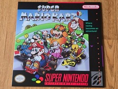 Super Mario Kart Vinyl LP Record OST VGM Super Nintendo SNES Not Moonshake