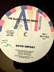 Davis Import – I’m Glad You’re Mine 12” Disco Mix AVI Records 1978