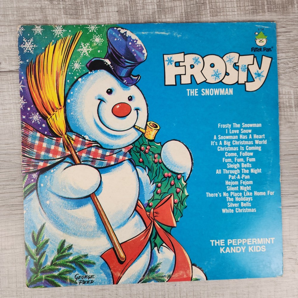 The Peppermint Kandy Kids – Frosty The Snowman – LP Vinyl Record Peter Pan