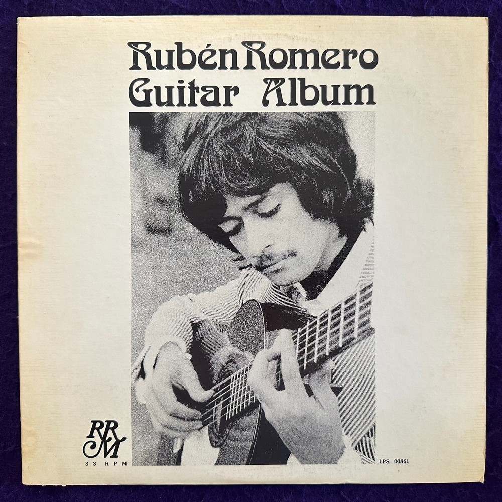 RUBEN ROMERO Guitar Album LP PRIVATE Jazz Folk Psych Breaks TESTED EX