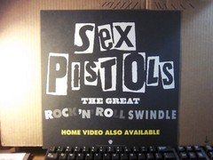 Orig Vintage Sex Pistols Swindle 1992 12×12 promoFlat/poster Not a record