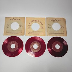 Lot Of 3 Vintage RCA Victor Red Seal Red Record Vinyl 45 RPM 7″ Singles