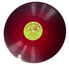 Rare Collectible Vinyl Story Julie Marvin PINOCCHIO 10″ 78 RPM Translucent Red