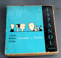 1960’s Learn Spanish Entender y Hablar Español Set of 10 Records 33-1/3 RPM 7″