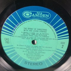 The Spirit Of Christmas With The Living Strings Vinyl LP 1963 Camden CAS-783