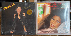 Vintage lot of 2 Natalie Cole Vinyl Unpredictable & I Love You So. VG Condition.