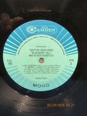 Skeeter Davis Vinyl Record Album Blueberry Hill and Other Favorites 1965 Vintage