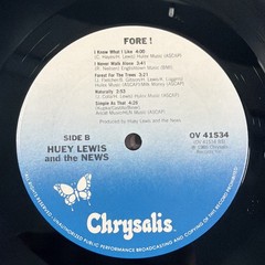 Huey Lewis & The News ‘Fore!’ 1986 LP Vinyl Record Chrysalis W/Sleeve