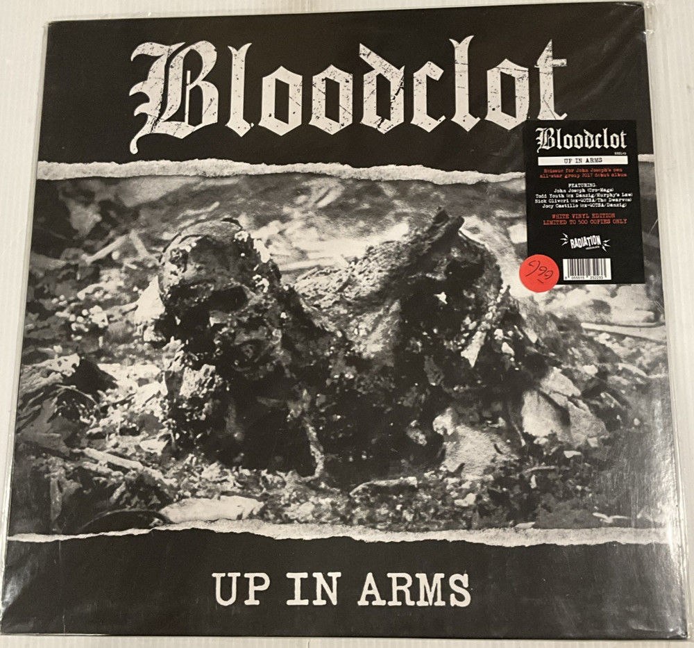 Bloodclot – Up in Arms LP 2021 Radiation Reissues – RRS148 [White] NEW