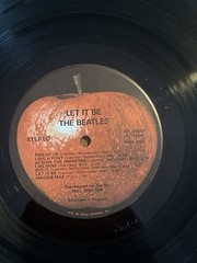 The Beatles Let It Be LP Vinyl Apple AR 34001 First Pressing Phil + Ronnie EX