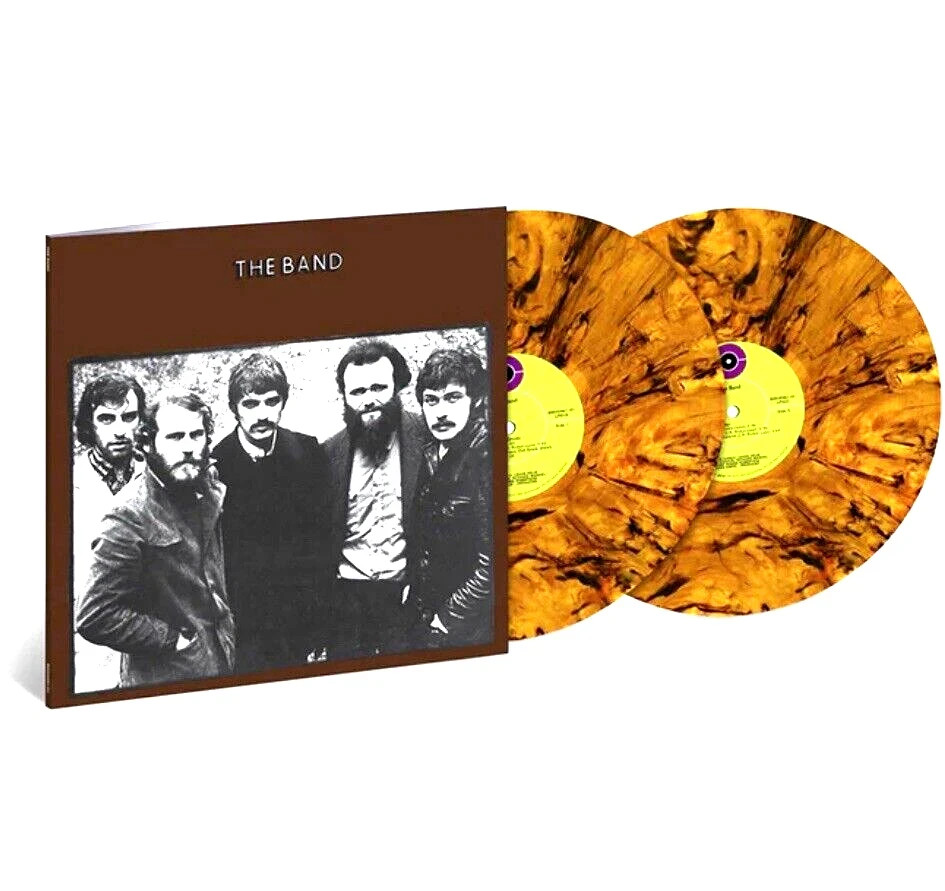 THE BAND – 2-LP – 50TH ANNIVERSARY – BROWN SWIRL “TIGER’S EYE” VINYL – NEW!