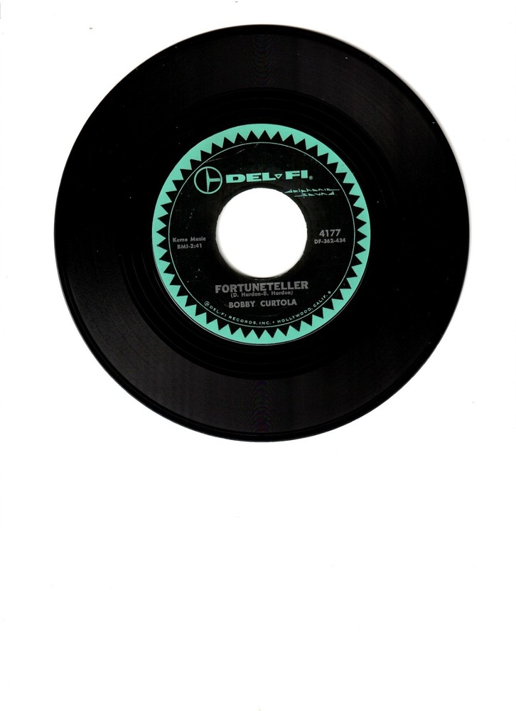 1962 FORTUNETELLER – BOBBY CURTOLA