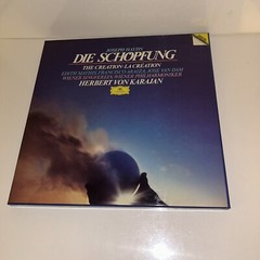 Die Schopfung Haydn Karajan Deutsche Grammophone Box 2 LP Vinyl Excellent Cond