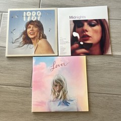 Taylor Swift Vinyl Lot Of 3 Record Albums 1989, Lover, Midnights 5 LPs Bundle