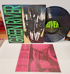 Green River -Dry as a Bone Sub Pop SP 11 1st US Vinyl LP PINK INSERT