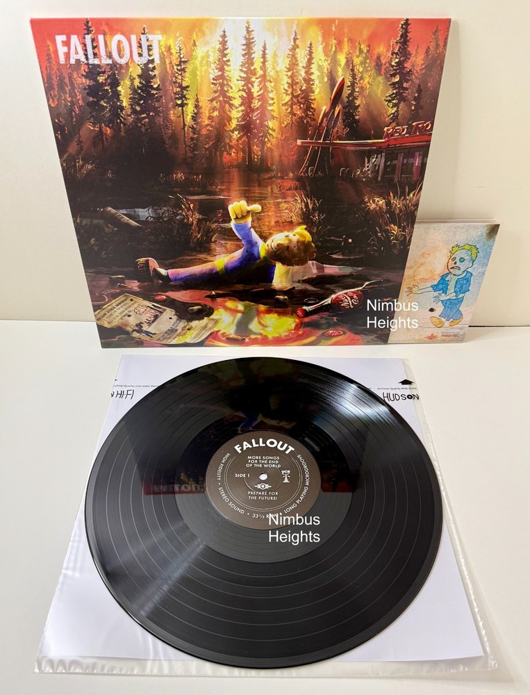 Fallout More Songs For The End Of The World Vinyl Record Black VGM OST Brand New