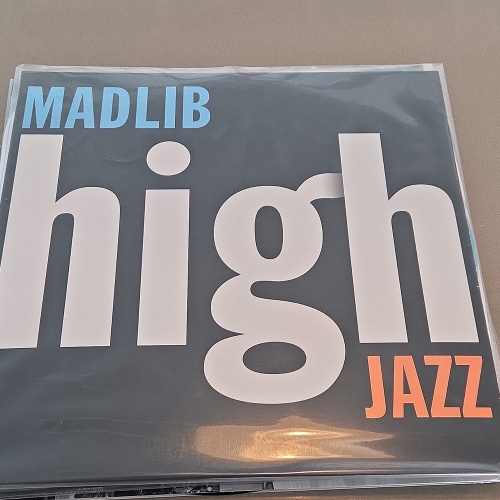 Madlib High Jazz Blue Colored Vinyl Jazz Record Plastic Slipcover LP Album