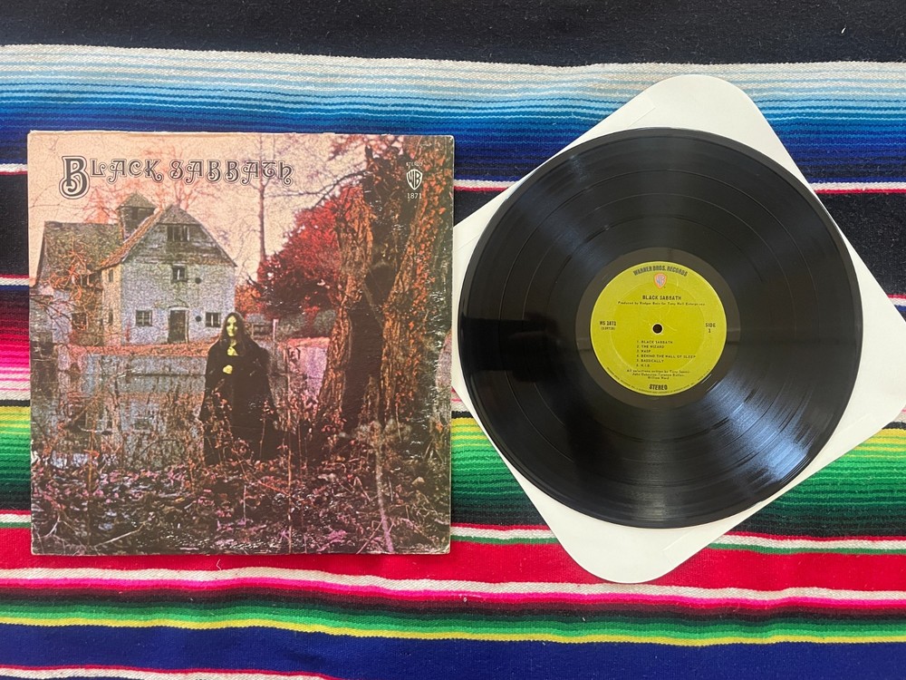 Black Sabbath Self Titled Ossie MISPRINT Green Labels Vinyl ULTRASONIC CLEANED