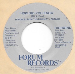 HIGHWIND How Did You Know on Forum private hard rock prog 45 HEAR