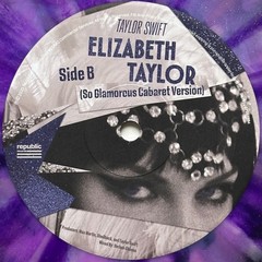 TAYLOR SWIFT – ELIZABETH TAYLOR (Violet With Glitter 7″ VINYL. SINGLE. 45RPM.)