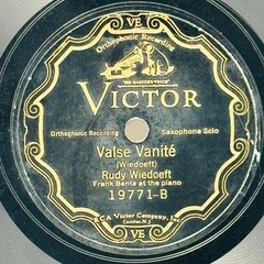 Rudy Wiedoeft La Cinquantaine Valse Vanité 78 RPM Shellac 1920s Victor 19771 VG+