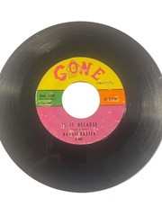 Ronnie Baxter – Is It Because / I Finally Found You 7″ Single 1959 GONE Doo-wop