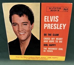 Elvis Presley RCA 86.434 Do The Clam Girl Happy EP France 5/65 Nice